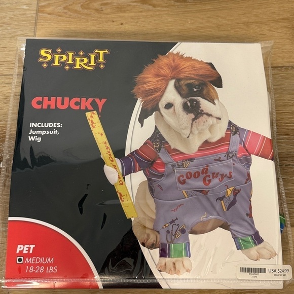 Spirit Other - Chucky Halloween dog costume 18-28lbs